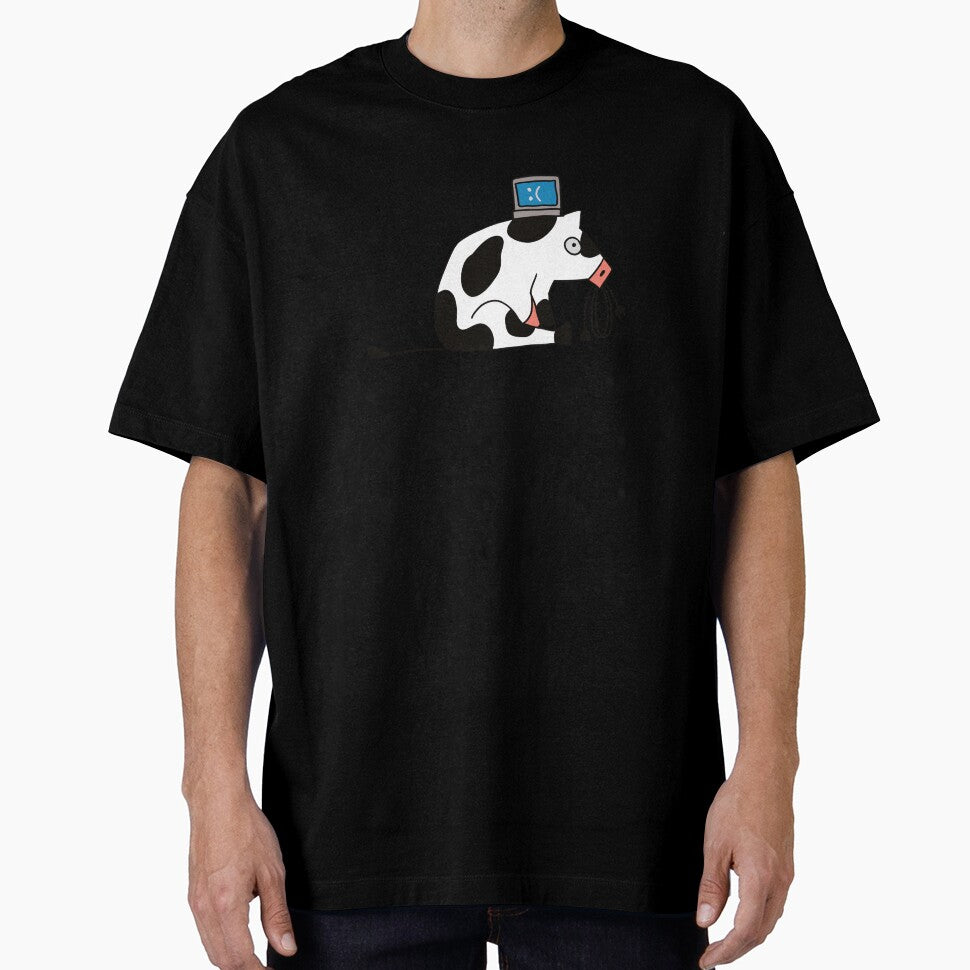 Computer cow by Do0dlebug T-Shirts, Hoodie, Sweatshirt | BlankRebels.com (Image 1)