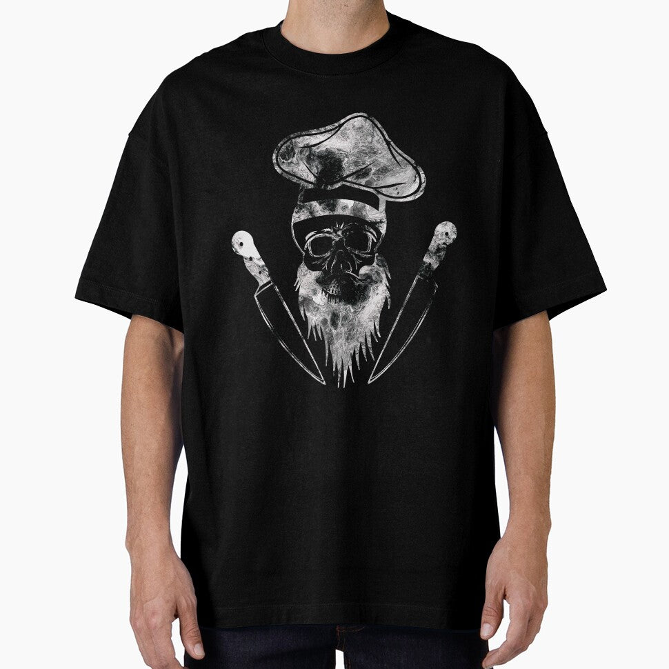 There is beauty in darkness crazy beard chef skull by TitaCris T-Shirts, Hoodie, Sweatshirt | BlankRebels.com (Image 1)