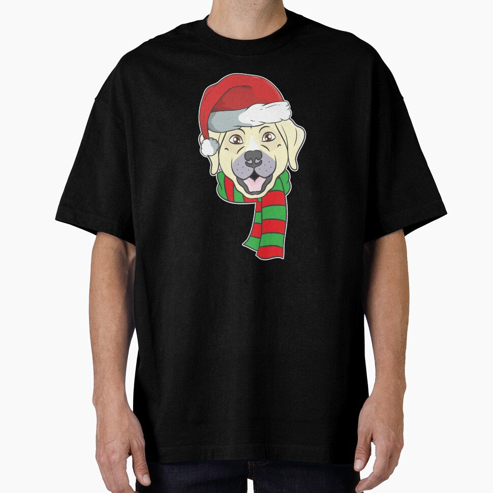 Funny Christmas Dog Xmas Santa Labrador Holiday Gift by haselshirt