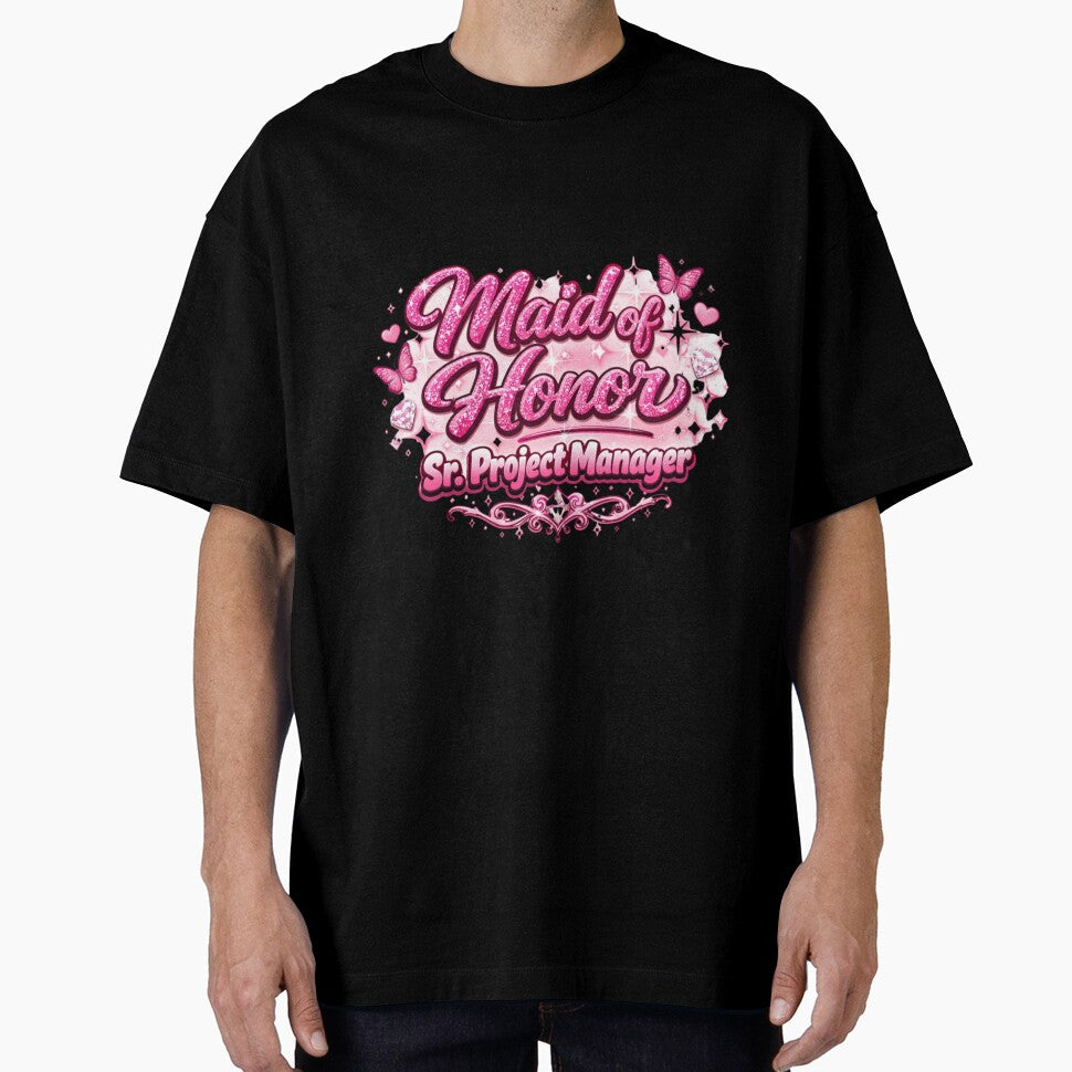 Funny Maid of Honor Project Manager Wedding by Icyteedesigns T-Shirts, Hoodie, Sweatshirt | BlankRebels.com (Image 1)