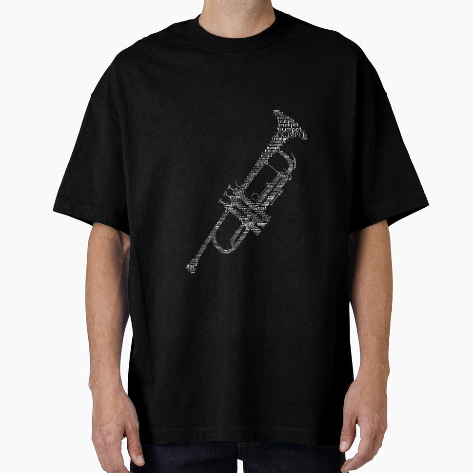 Typographic trumpet by adiosmillet T-Shirts, Hoodie, Sweatshirt | BlankRebels.com (Image 1)
