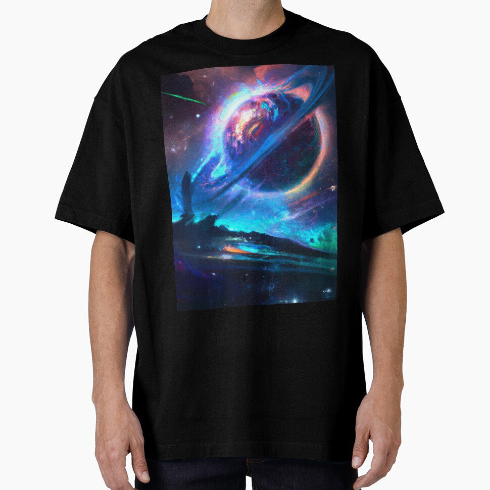 Galactic Sunrise - The Milky Way - Infinite Universe by WBP Mart T-Shirts, Hoodie, Sweatshirt | BlankRebels.com (Image 1)