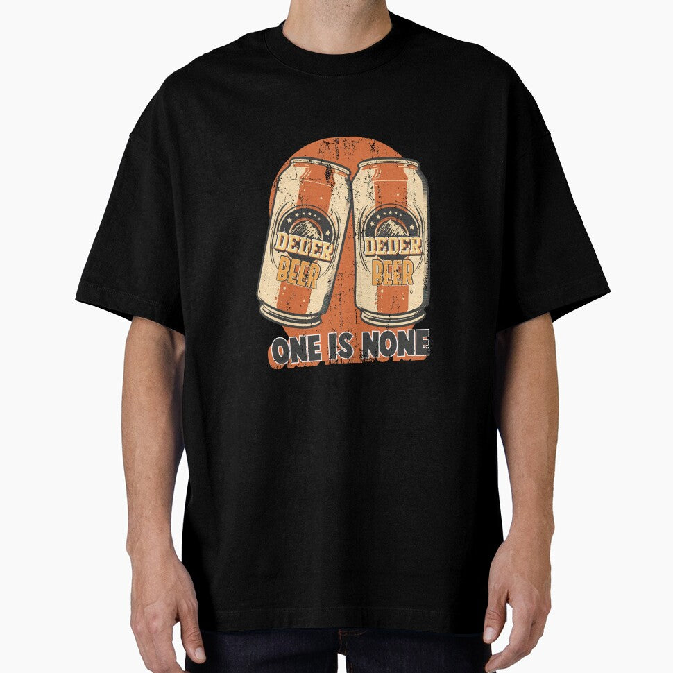 One is None Beer Can Print by dakaseli