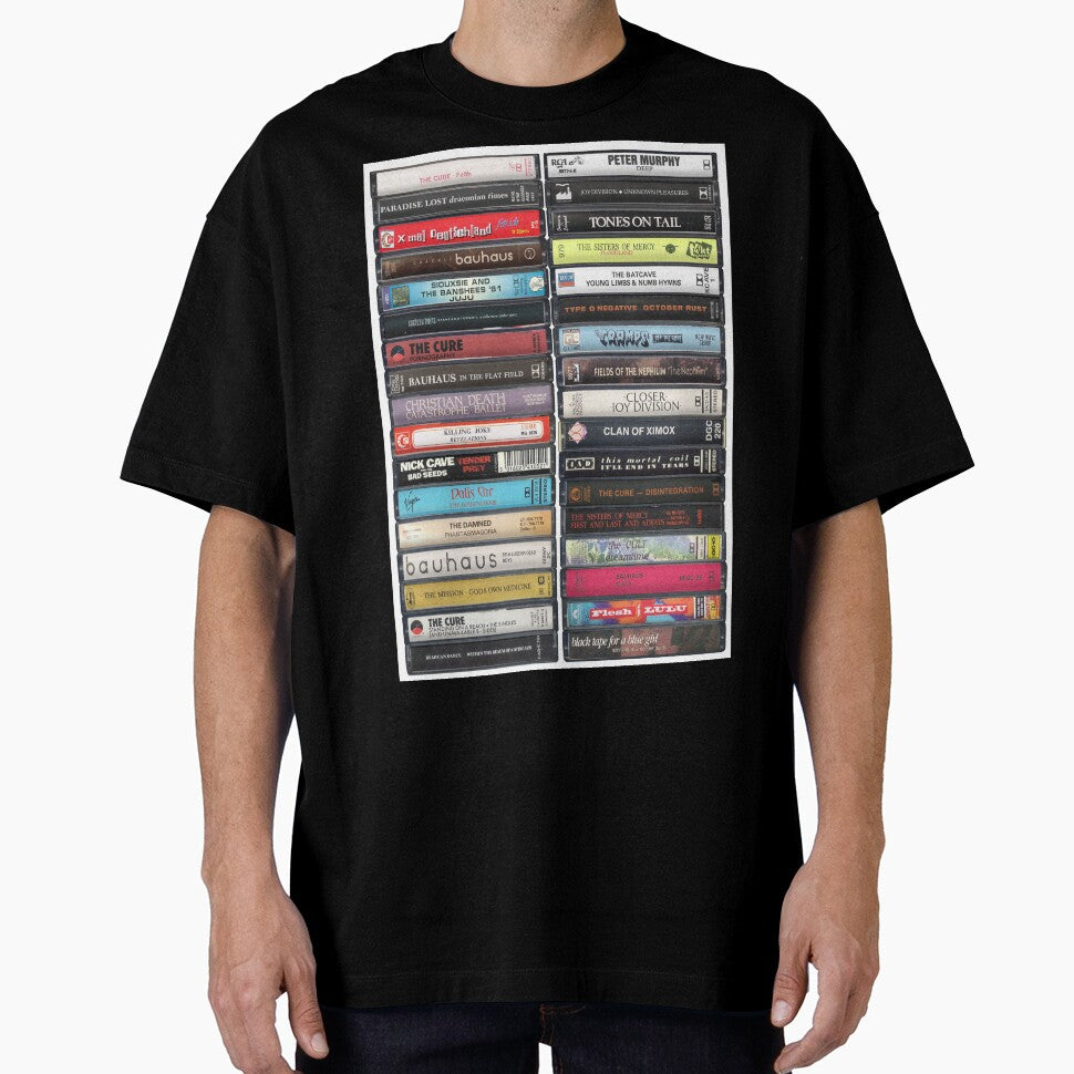 Goth Music - Goth Music Cassettes - Emo Print - Art by Mr Mustard Prints