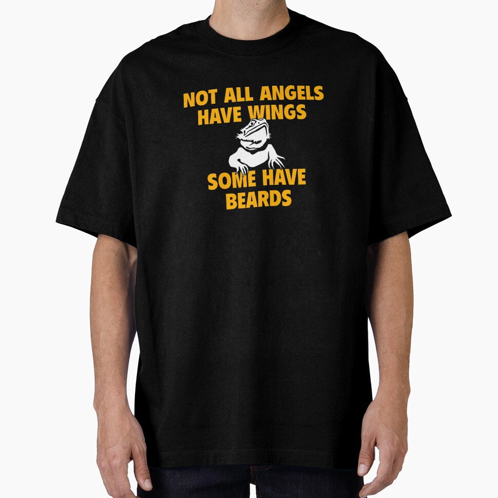 Bearded Dragon Not All Angels Have Wings, Some Have Beards by drwigglebutts T-Shirts, Hoodie, Sweatshirt (Image 1)