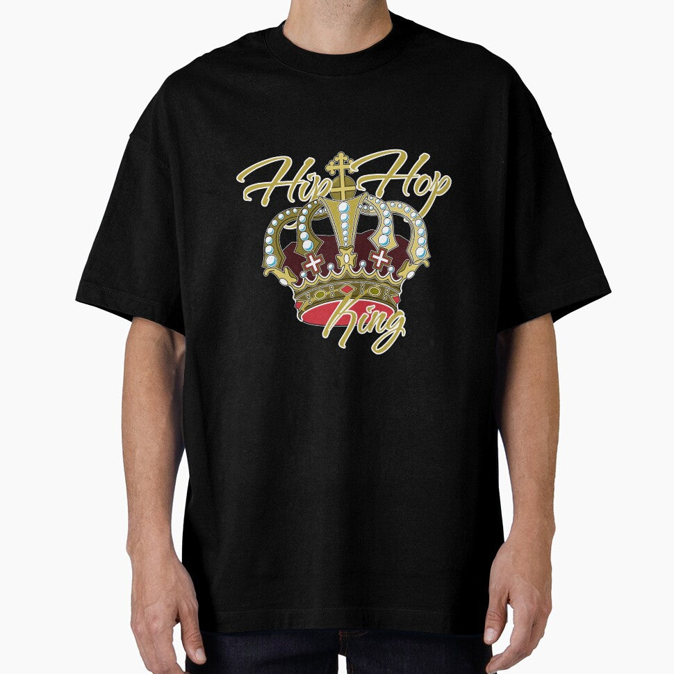 Hip Hop King & Crown - Gold - by onjcdesign T-Shirts, Hoodie, Sweatshirt | BlankRebels.com (Image 1)