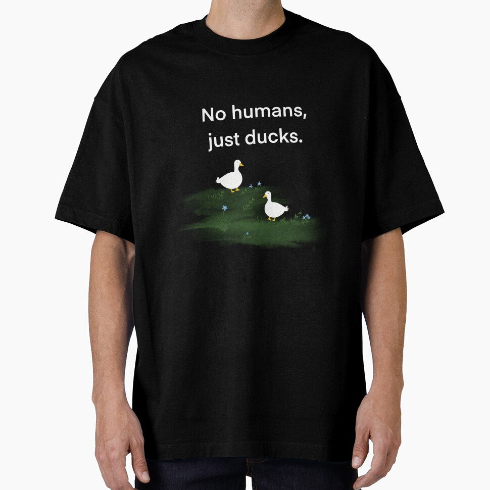 No Humans, Just Ducks by NoHumansBrand T-Shirts, Hoodie, Sweatshirt | BlankRebels.com (Image 1)