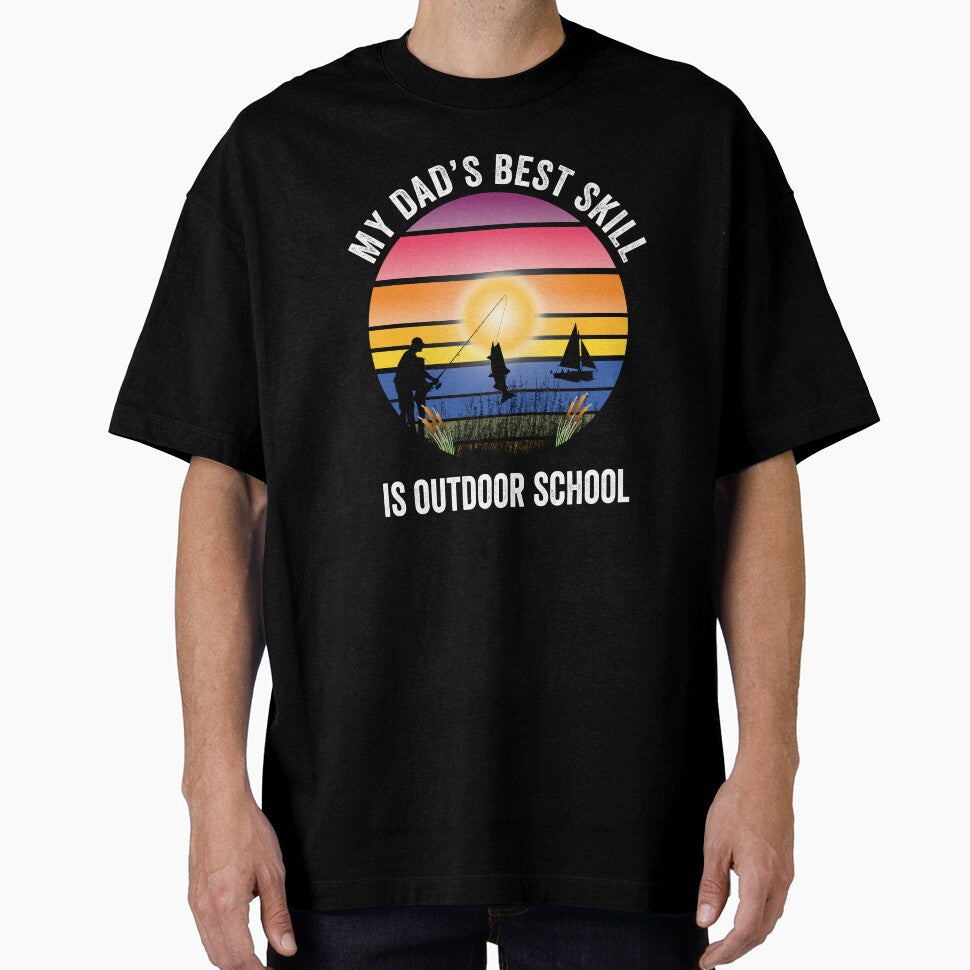 My dad’s best skill is outdoor school. Funny cool sports fishing by TJHstudio T-Shirts, Hoodie, Sweatshirt (Image 1)