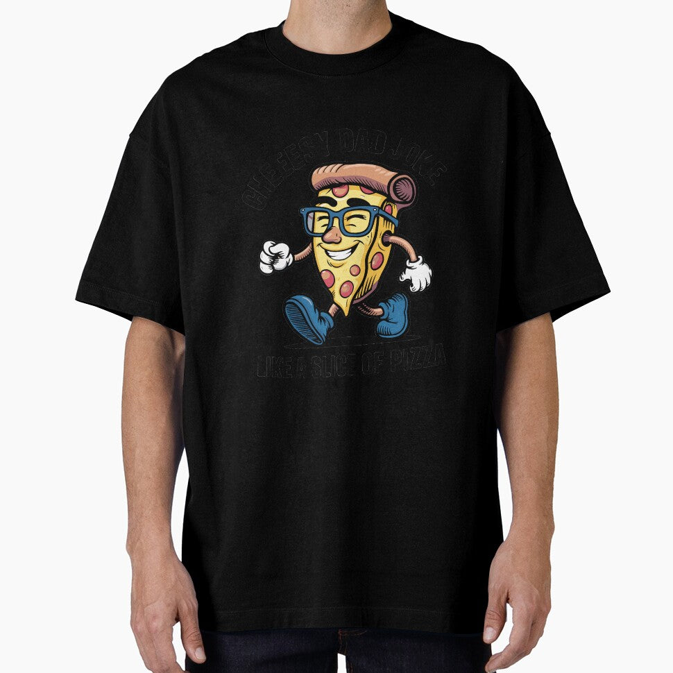 Cheesy Dad Jokes Slice of Pizza Walk by DreamVibeShirt