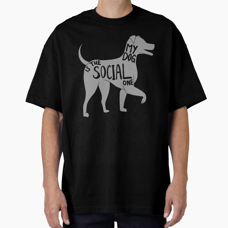 Grey Social dog by Lady Dragonwren T-Shirts, Hoodie, Sweatshirt | BlankRebels.com (Image 1)