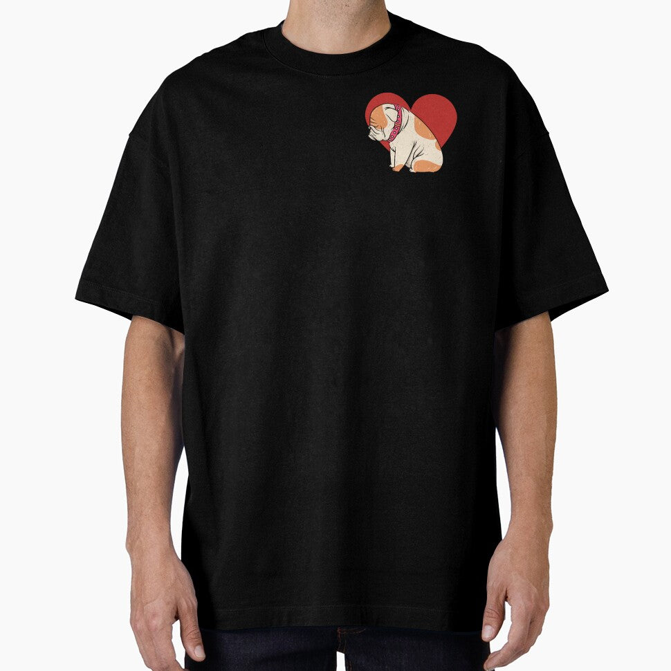 Sad Bulldog Heart by Myloveforpets T-Shirts, Hoodie, Sweatshirt | BlankRebels.com (Image 1)