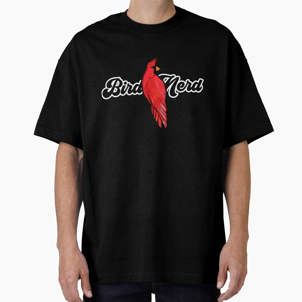 Bird Nerd Cardinal by Boog Monst T-Shirts, Hoodie, Sweatshirt | BlankRebels.com (Image 1)