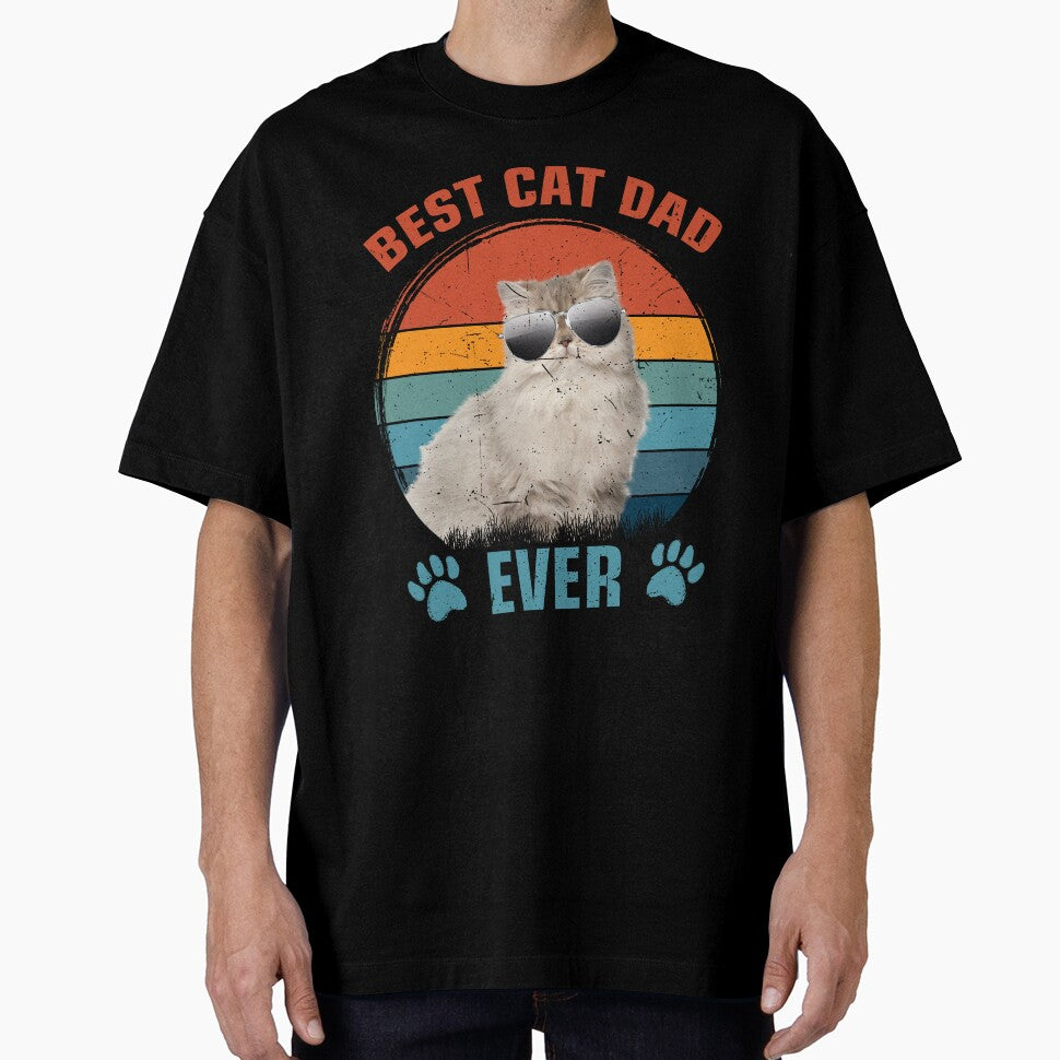 Persian cat Hoodie, Long sleeve t-shirts. Best cat dad ever by Pawsitive House