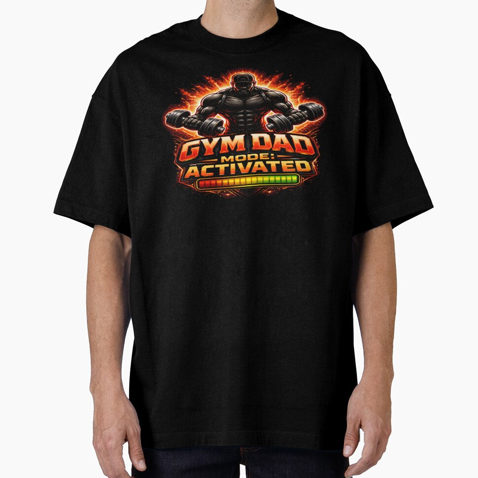 Gym Dad Mode is NOW ACTIVE Fire Verse by PaperGenesis T-Shirts, Hoodie, Sweatshirt | BlankRebels.com (Image 1)