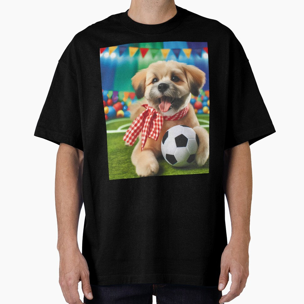 Funny Animals Playing Soccer Football Team, Kids Sports Animal Lover Gift, two by E.D.CH designs.