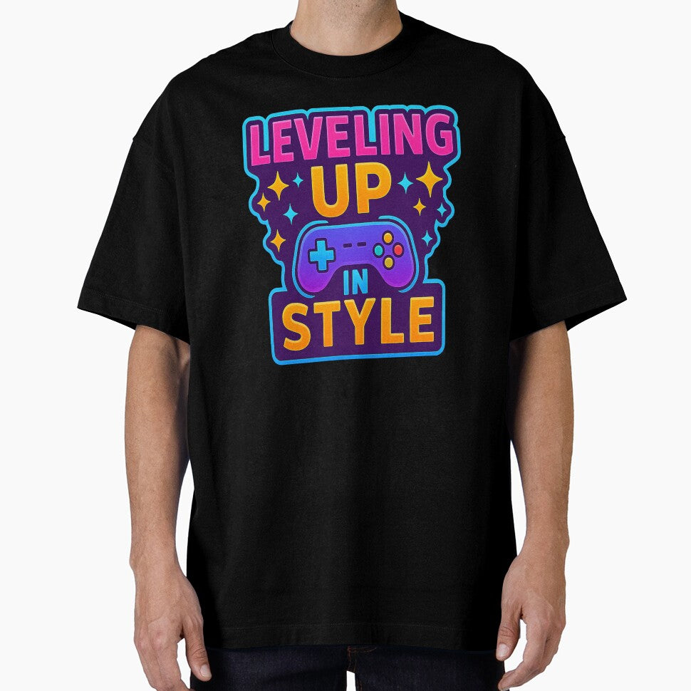 leveling up in style by Designs-2-The-T T-Shirts, Hoodie, Sweatshirt | BlankRebels.com (Image 1)