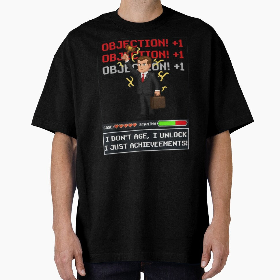 Pixel Lawyer Gamer – Retro 8 Bit Video Game Attorney with Funny Quote by PunkVerseStudio T-Shirts, Hoodie,... (Image 1)