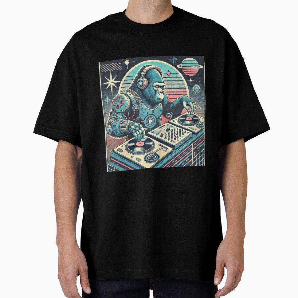 Cosmic Beats Gorilla DJ by LizzyLooDoo Designs T-Shirts, Hoodie, Sweatshirt | BlankRebels.com (Image 1)