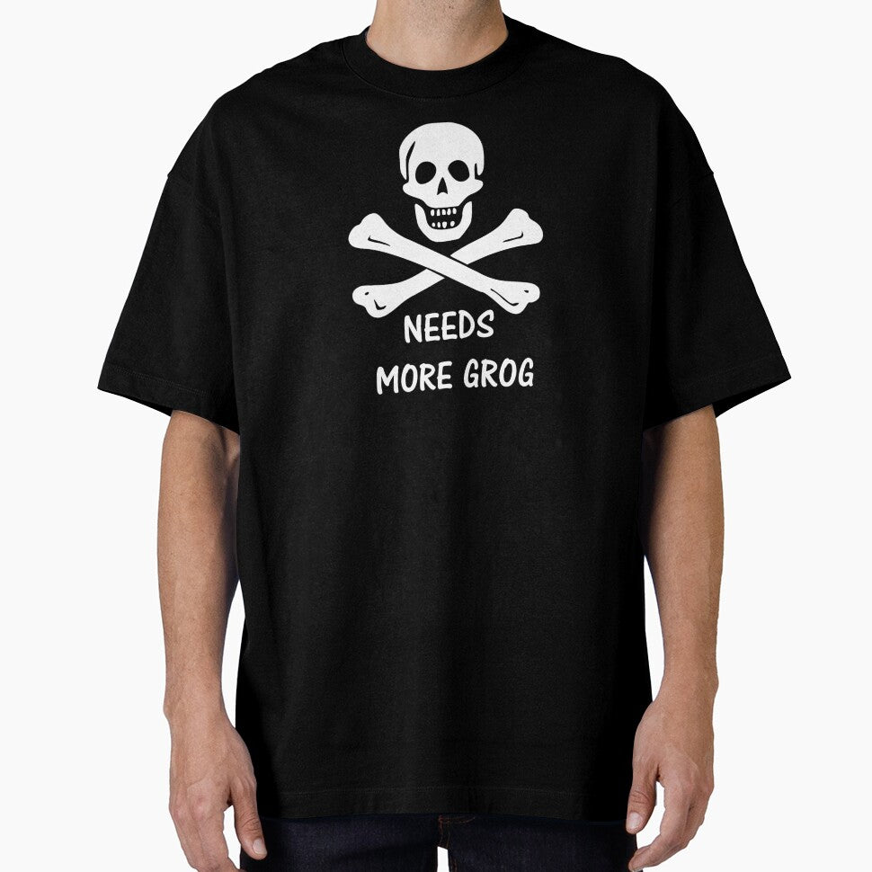 Pirate 9 NEEDS MORE GROG by mpodger T-Shirts, Hoodie, Sweatshirt | BlankRebels.com (Image 1)