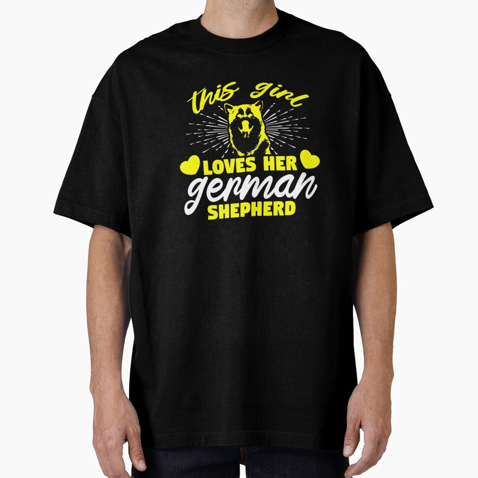 Dog Lover Girl | German Shepherd by teamph T-Shirts, Hoodie, Sweatshirt | BlankRebels.com (Image 1)