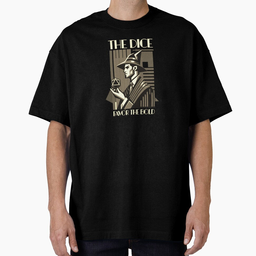 The Dice Favor the Bold in Sepia - Version 2 by SugarPunkShop T-Shirts, Hoodie, Sweatshirt | BlankRebels.com (Image 1)