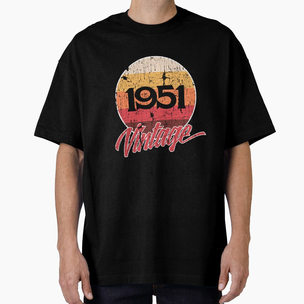 Vintage 1951 50s 67th Birthday T Shirt for Mom Dad Uncle by roarr Hoodie, Sweatshirt | BlankRebels.com (Image 1)