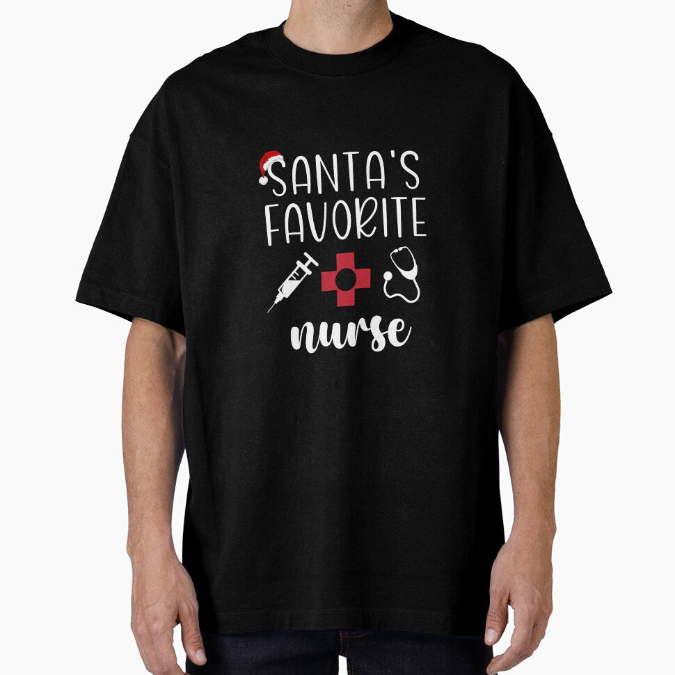 Santa's favorite nurse- christmas nurse by ninjapineapple T-Shirts, Hoodie, Sweatshirt | BlankRebels.com (Image 1)