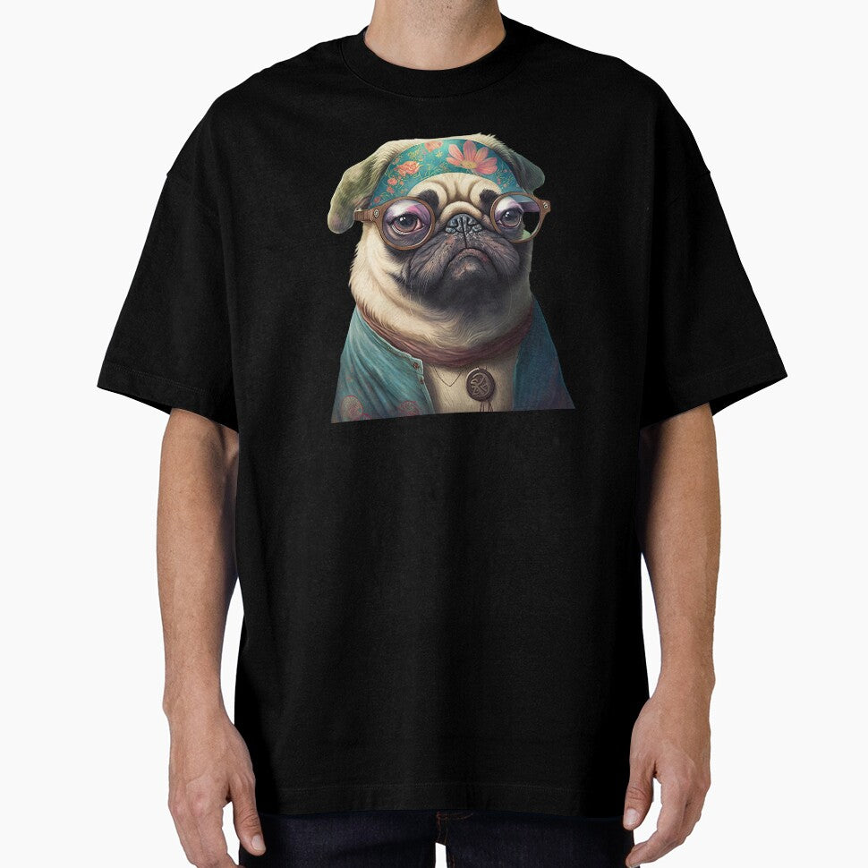Hippy pug by AnimalArtPhotos T-Shirts, Hoodie, Sweatshirt | BlankRebels.com (Image 1)