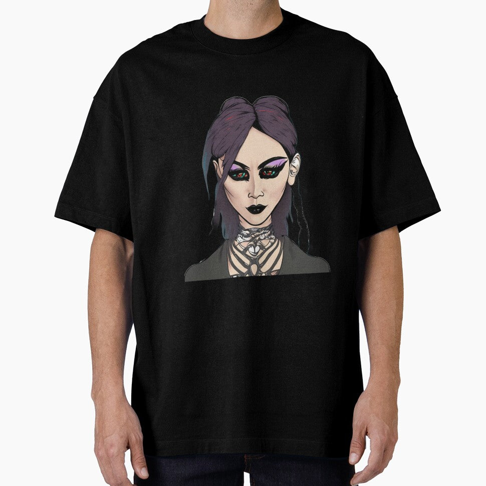 Goth girl in the background by simaso