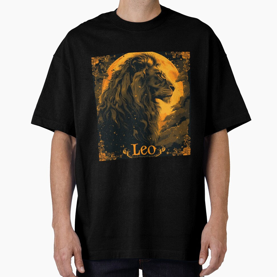 Vintage Style Leo Zodiac Sign by AiHead T-Shirts, Hoodie, Sweatshirt | BlankRebels.com (Image 1)