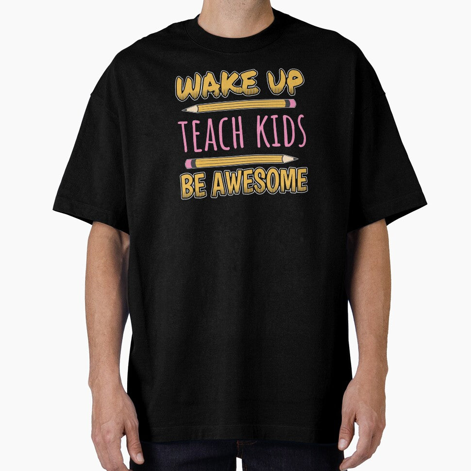 Teacher Teacher's Day Kids Awesome Teacher's Gift by haselshirt T-Shirts, Hoodie, Sweatshirt | BlankRebels.com (Image 1)