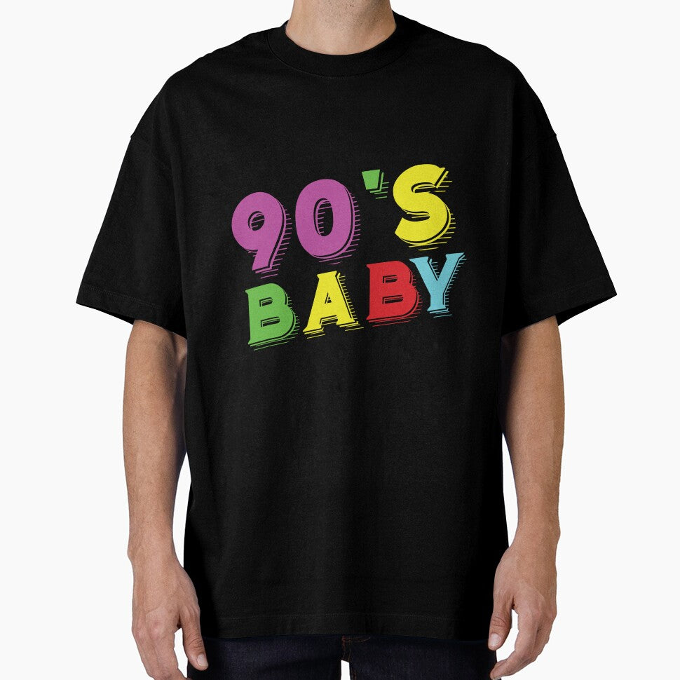 Colorful Retro Art: 90's Baby - Nostalgic and Vibrant Style by lojadpop T-Shirts, Hoodie, Sweatshirt (Image 1)