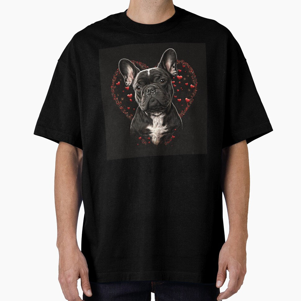 French Bulldog Dog Valentine by Juliascutecornr T-Shirts, Hoodie, Sweatshirt | BlankRebels.com (Image 1)