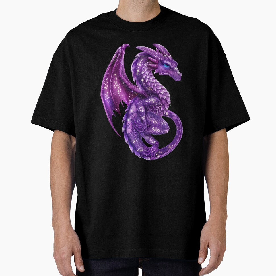 Purple sparkly dragon graphic by PrettyPinkSkies T-Shirts, Hoodie, Sweatshirt | BlankRebels.com (Image 1)
