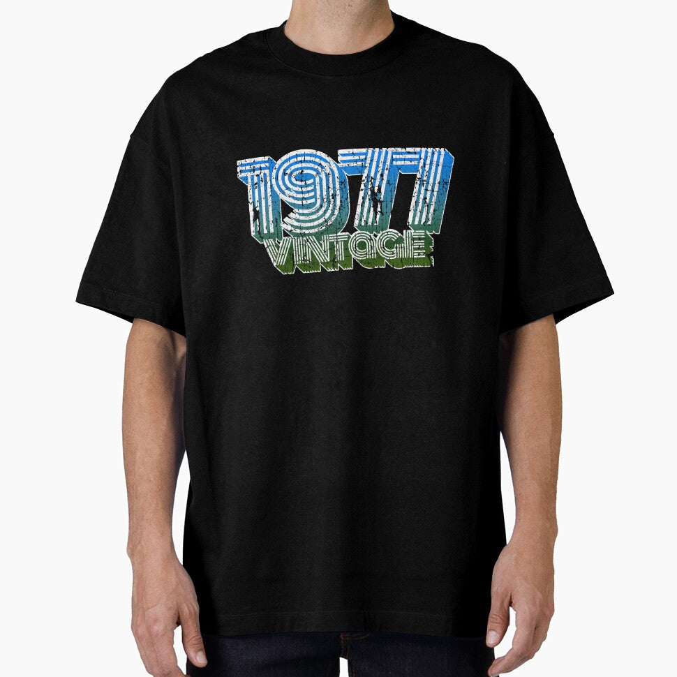Vintage 70s 41th Birthday T Shirt Oldschool 1977 Mom Gift by roarr Hoodie, Sweatshirt | BlankRebels.com (Image 1)