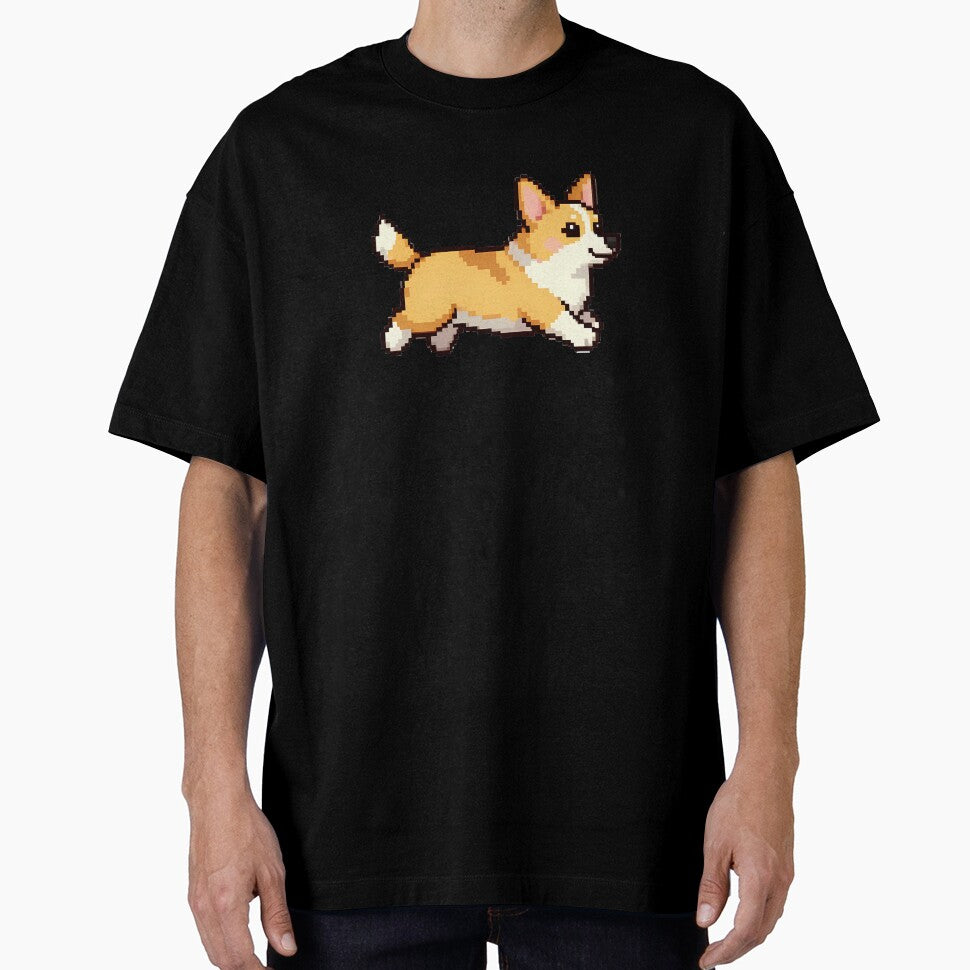 Running 8‑Bit Corgi Sprite Design by BitPlease