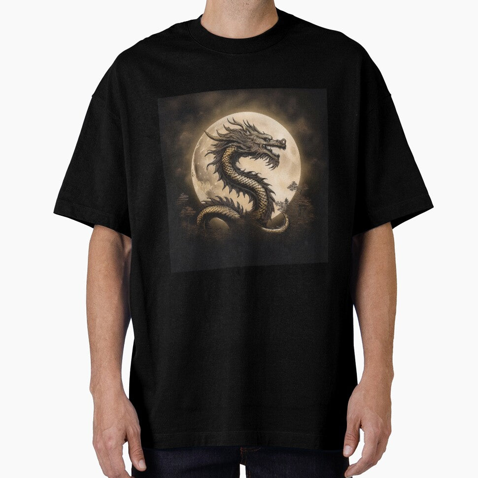 Chinese dragon in sepia. by BAR DEC T-Shirts, Hoodie, Sweatshirt | BlankRebels.com (Image 1)