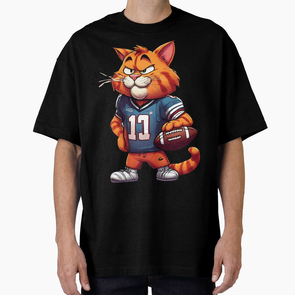 Garf in a soccer player's outfit, Fan art Garfield by SweetRossel
