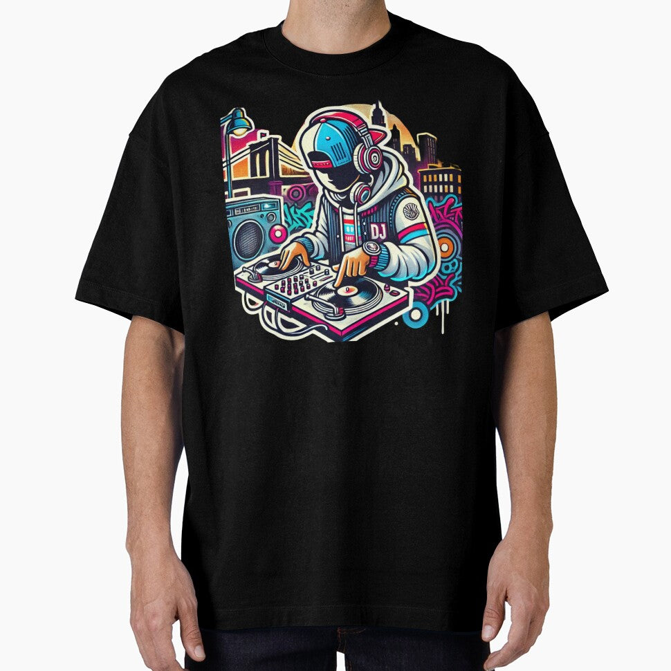 Hip Hop DJ in New York by Wiredart T-Shirts, Hoodie, Sweatshirt | BlankRebels.com (Image 1)