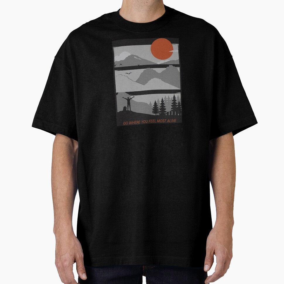 Sunset Landscape Travel Tshirt Hoodies Mask Phone Cases by Beep Peep Sweatshirt | BlankRebels.com (Image 1)