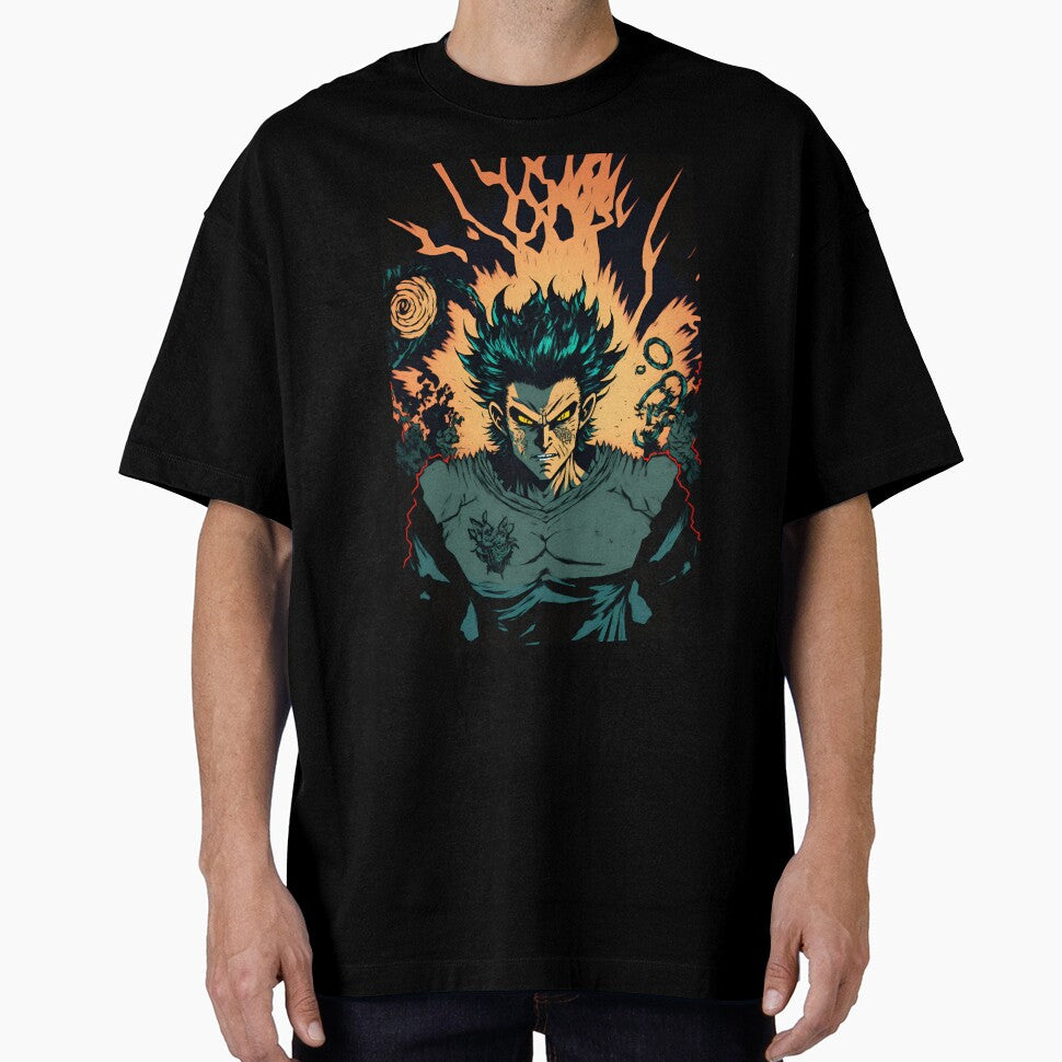Anime Demon Son with fire1 by Bubblebuk T-Shirts, Hoodie, Sweatshirt | BlankRebels.com (Image 1)