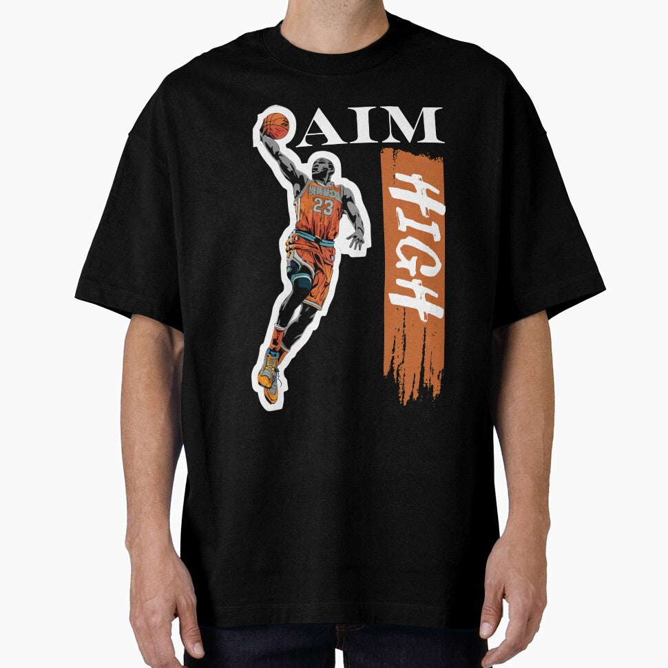 Aim High Basketball Custom Design by SportyVerse T-Shirts, Hoodie, Sweatshirt | BlankRebels.com (Image 1)