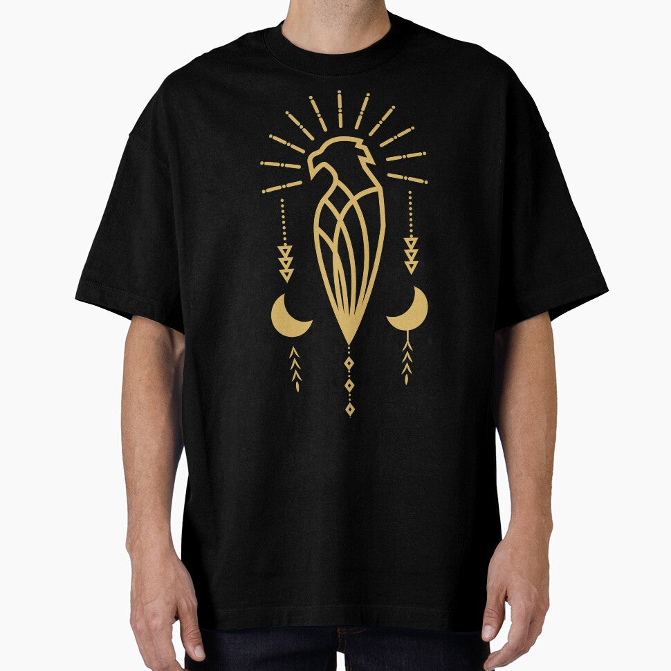 Celestial Guardian Eagle – Boho Tribal Spirit Design by Bojana Studio T-Shirts, Hoodie, Sweatshirt (Image 1)