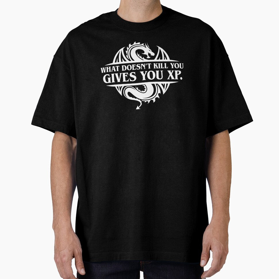 What Doesnt Kill You Give You XP Tabletop RPG Gaming by pixeptional T-Shirts, Hoodie, Sweatshirt | BlankRebels.com (Image 1)