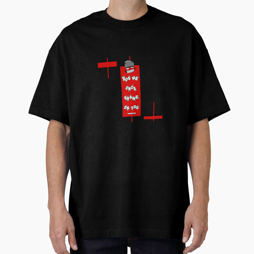 Rug me once, shame on you. - V3 by loopphoria T-Shirts, Hoodie, Sweatshirt | BlankRebels.com (Image 1)