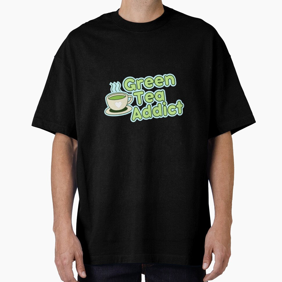 Green Tea Addict by choco-antek T-Shirts, Hoodie, Sweatshirt | BlankRebels.com (Image 1)