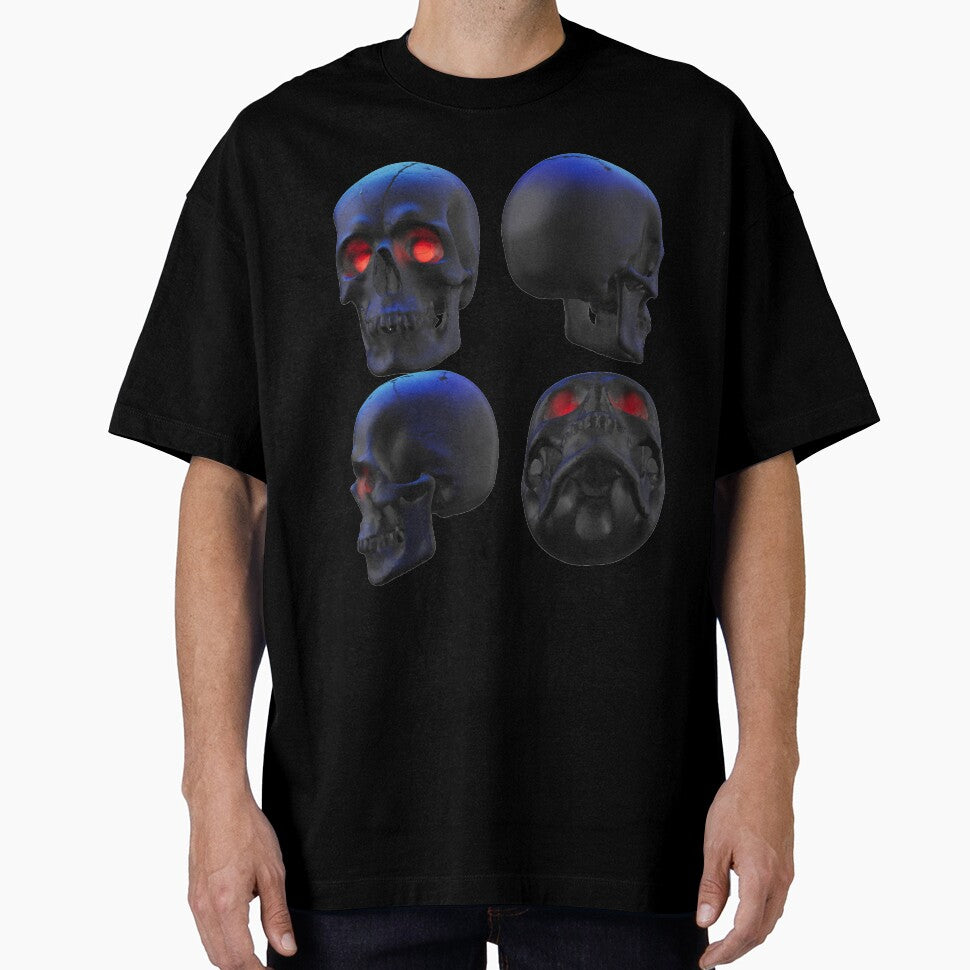 Glowing Eyes Skull (3D Art) by LumeSketch123 T-Shirts, Hoodie, Sweatshirt | BlankRebels.com (Image 1)