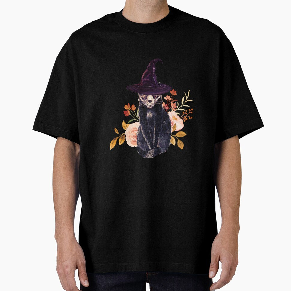 Black Cat Halloween by lotteheinze T-Shirts, Hoodie, Sweatshirt | BlankRebels.com (Image 1)
