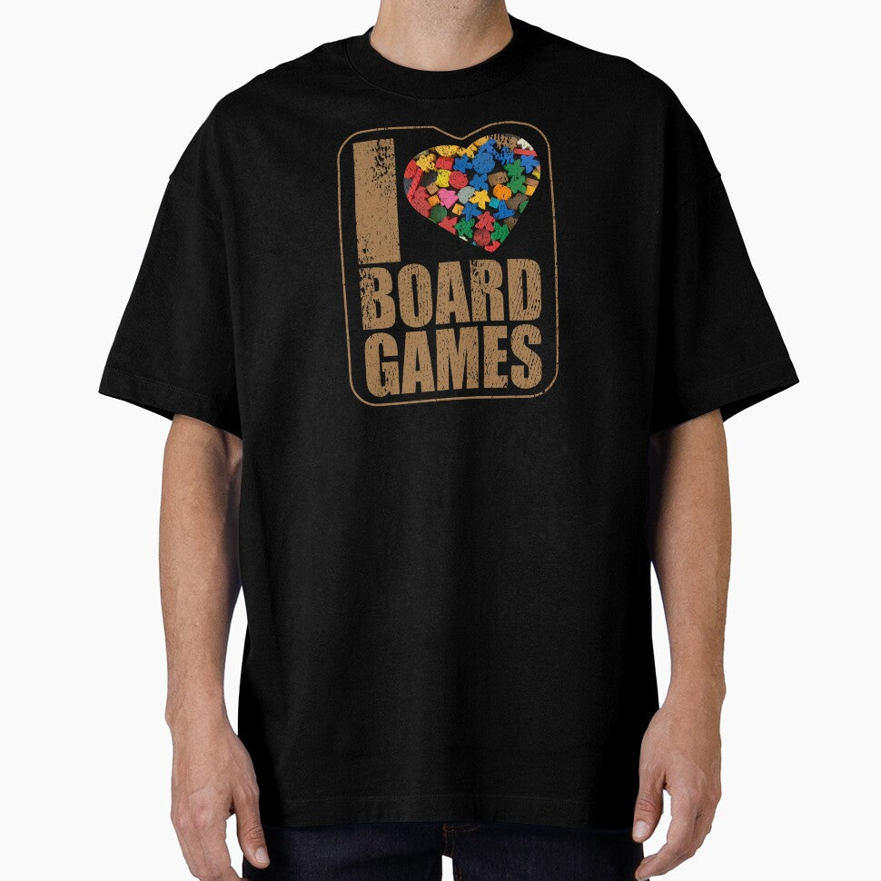 Boardgame Shirt - I Love Boardgames by strokli Hoodie, Sweatshirt | BlankRebels.com (Image 1)