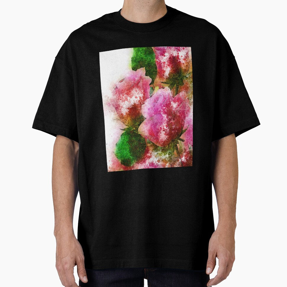 Pink roses Abstract color by artdragongift 15